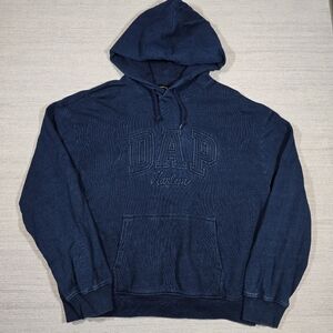 Gap X Dap Dapper Dan Harlem Hoodie Sweatshirt Mens L Blue Pullover Streetwear